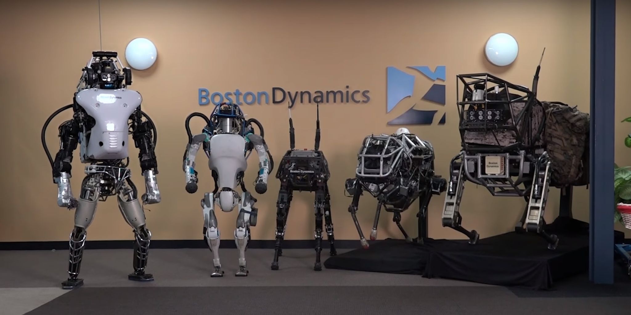 Alcuni robot di Boston Dynamics