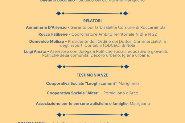 “Oltre le barriere”: il Rotary Club Marigliano Adrianea apre il confronto su lavoro e disabilità
