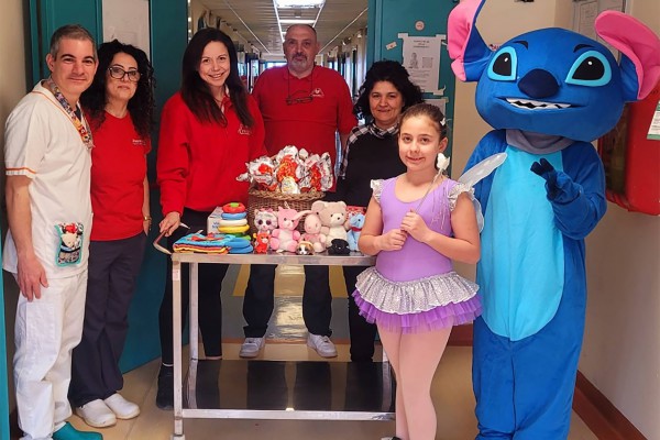 Fratres Formisano OdV e Ludoteca Tisca Tusca allietano i piccoli pazienti dell'ospedale "Moscati"