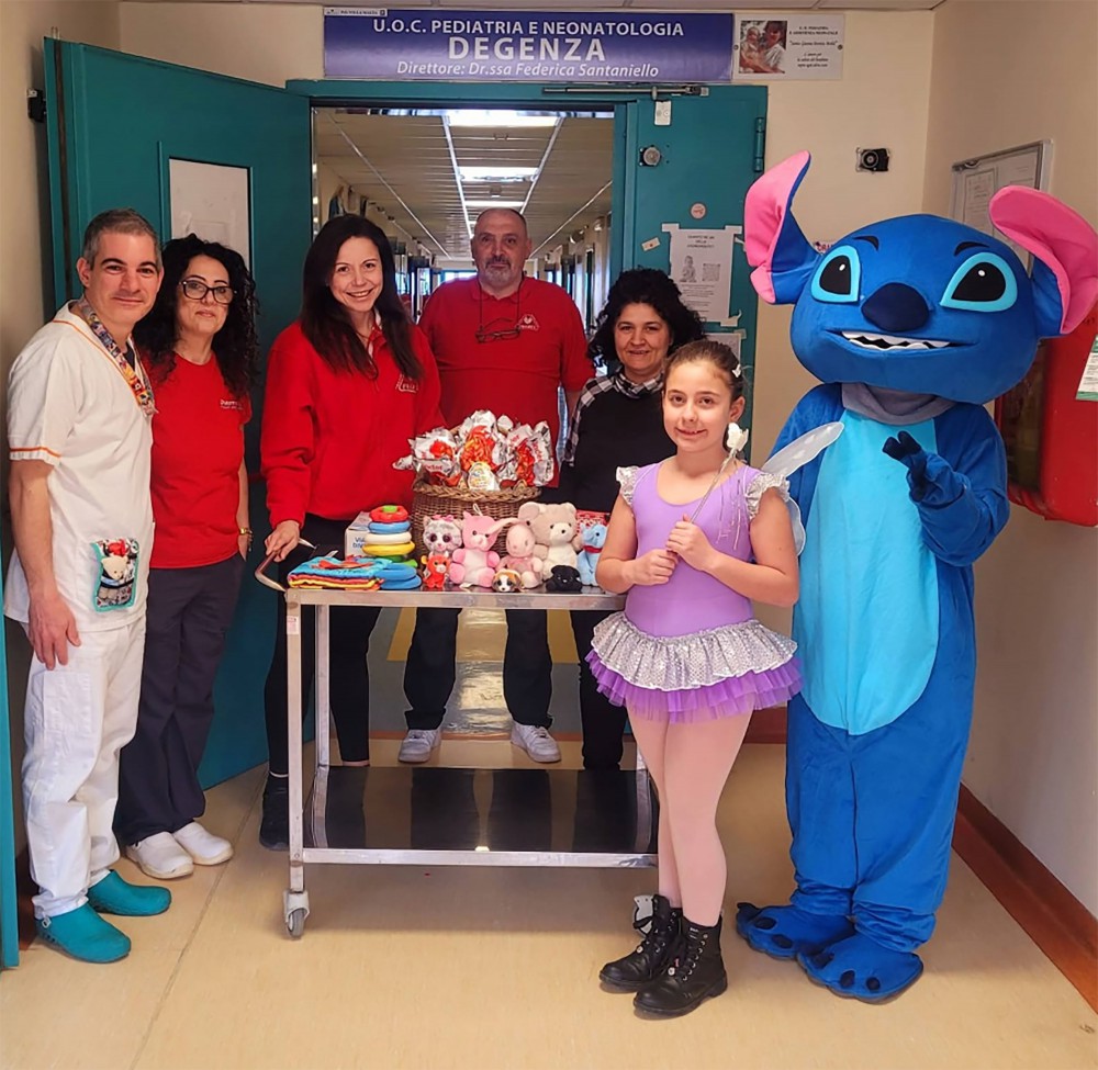 Fratres Formisano OdV e Ludoteca Tisca Tusca allietano i piccoli pazienti dell'ospedale "Moscati"