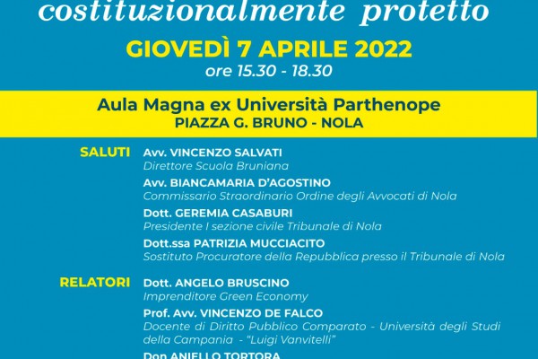 L’ambiente bene costituzionalmente protetto: convegno della Scuola Bruniana