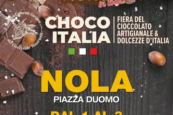 Torna a Nola “Choco Italia”: tutto pronto per la seconda edizione da venerdì 1 a domenica 3 marzo