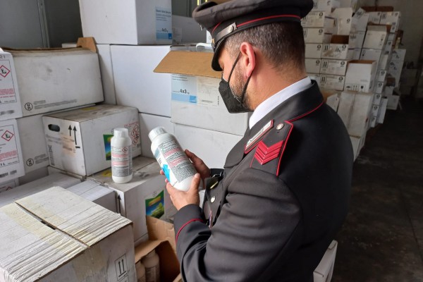 Nola e Palma Campania: Carabinieri Forestali impegnati nei controlli ai fitofarmaci