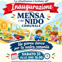 Scuola e futuro: Prata di Principato Ultra inaugura il nuovo Asilo Nido e la Mensa Scolastica