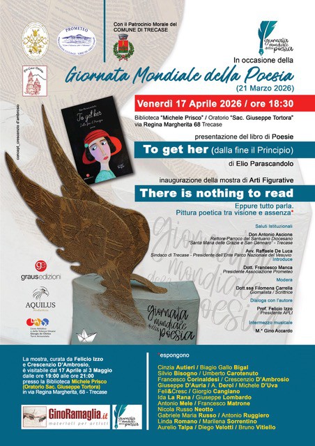 Un libro di Poesie e una Mostra d'Arte protagoniste alla biblioteca “Michele Prisco” dell’oratorio “Sac. Giuseppe Tortora” di Trecase
