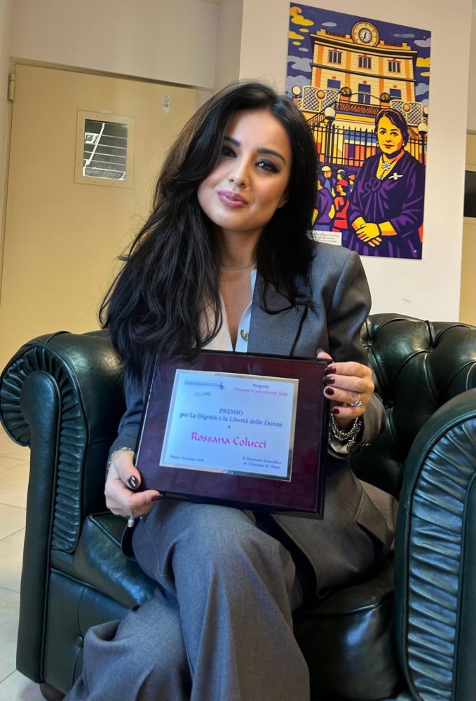 A Rossana Colucci il “Premio per la libertà e la dignità delle donne”