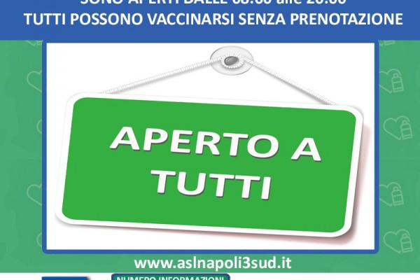 Punti vaccinali aperti a tutti: sinergia tra Asl e istituzioni locali