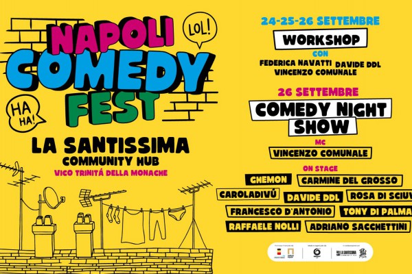 NAPOLI RIDE FUORI DAGLI SCHEMI: SOLD OUT LA PRIMA EDIZIONE DI NAPOLI COMEDY FEST