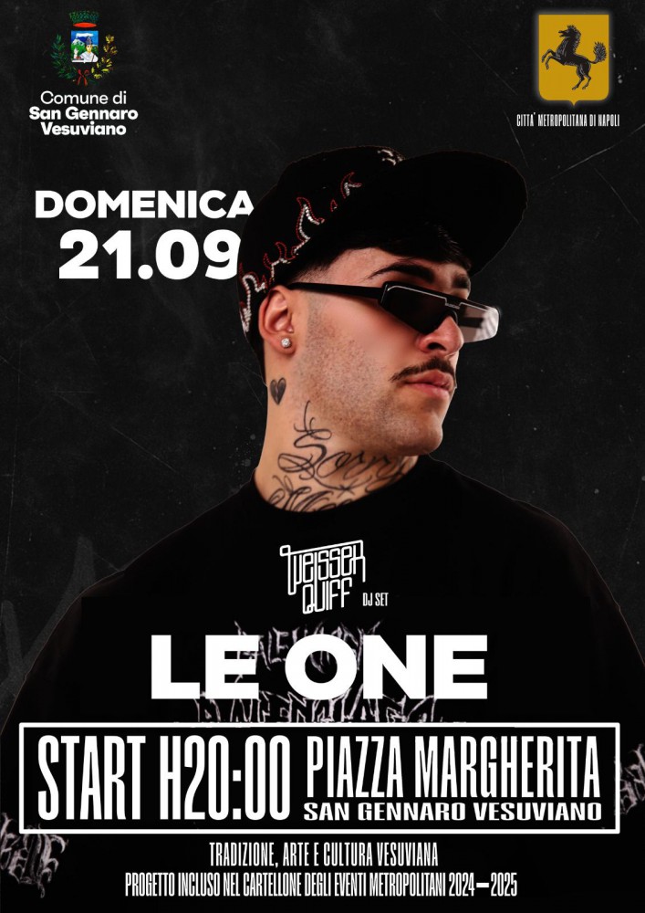 Fiera 2025: il gran finale musicale con Le-One previsto per domenica 21 settembre