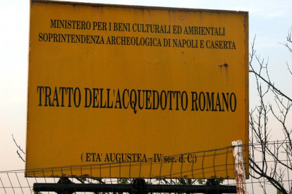 Danni all’Acquedotto Augusteo:  la Gori esclude responsabilità