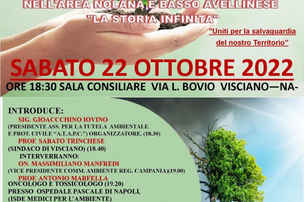 6ˆ meeting sull'inquinamento ambientale: uniti per la salvaguardia del territorio