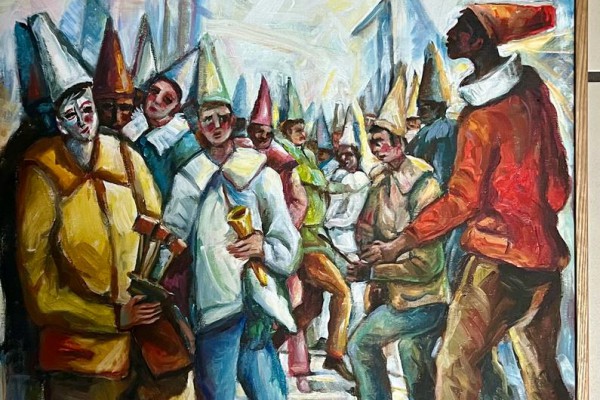 Una 'personale' di pittura dedicata al Carnevale: Carmine Iannone racconta la festa nelle sue opere
