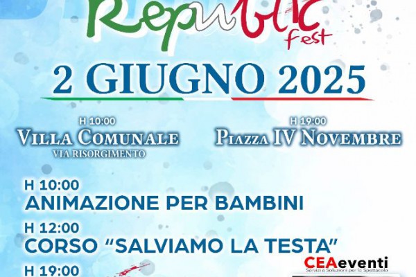 Striano celebra il 2 giugno con la prima edizione dello "Striano Republic Fest" e rende omaggio ai due agenti intervenuti nel corso della rapina del 30 aprile