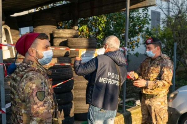 Terra dei Fuochi, blitz a Saviano per contrastare roghi e illeciti ambientali