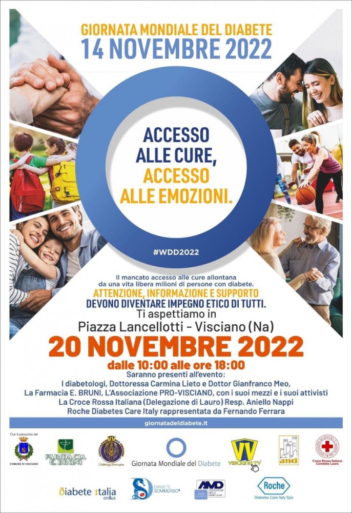 Prevenzione, Informazione e Accesso alle cure: i temi che hanno coinvolto la Giornata Mondiale del Diabete a Visciano