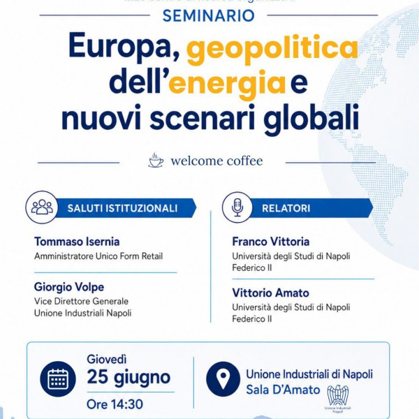 Geopolitica dell’energia e futuro globale: l’Europa al bivio tra transizione e strategia