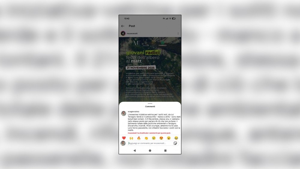 Terzigno Verde: "Noi tagliati fuori". Censura e esclusioni dalle iniziative ambientali del Comune