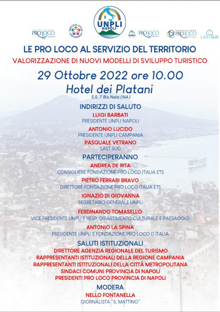 Assemblea Provinciale Unpli Napoli: le Proloco ripartano da Nola