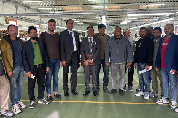 L'Ambasciatore del Bangladesh a Palma Campania: incontro con gli imprenditori della comunità bangladese