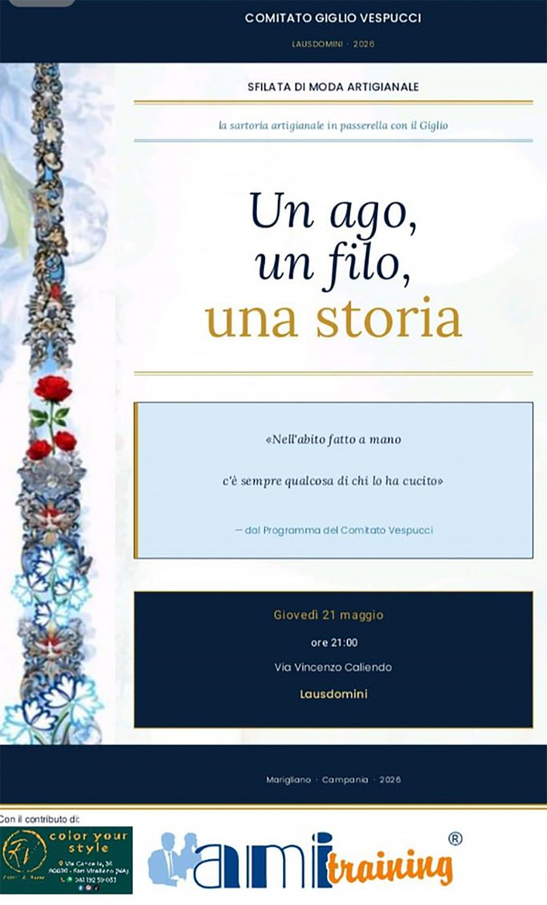 “Un ago, un filo, una storia”: la sartoria artigianale in passerella a Lausdomini