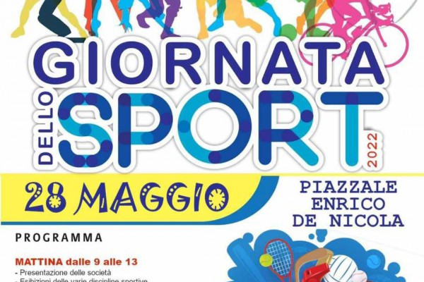 Sabato 28 maggio la Giornata dello Sport a Saviano