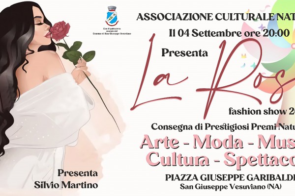 Fashion Show – Premio Naturae 2026: il 4 settembre prende il via da San Giuseppe Vesuviano il tour dell'Associazione Culturale Naturae