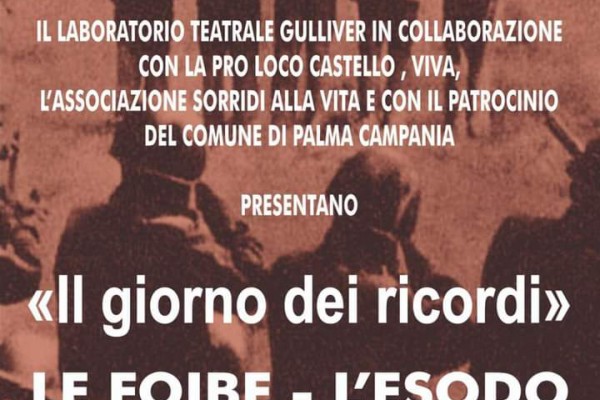Palma Campania porta a teatro il 'Giorno dei Ricordi'