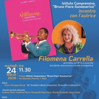 Louis Armstrong la musica oltre il razzismo: il racconto di Filomena Carrella approda all'Istituto Comprensivo "Bruno-Fiore-Sanseverino" di Nola