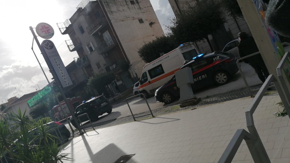Palma Campania: domato l' incendio dell'appartamento in via Nuova Nola