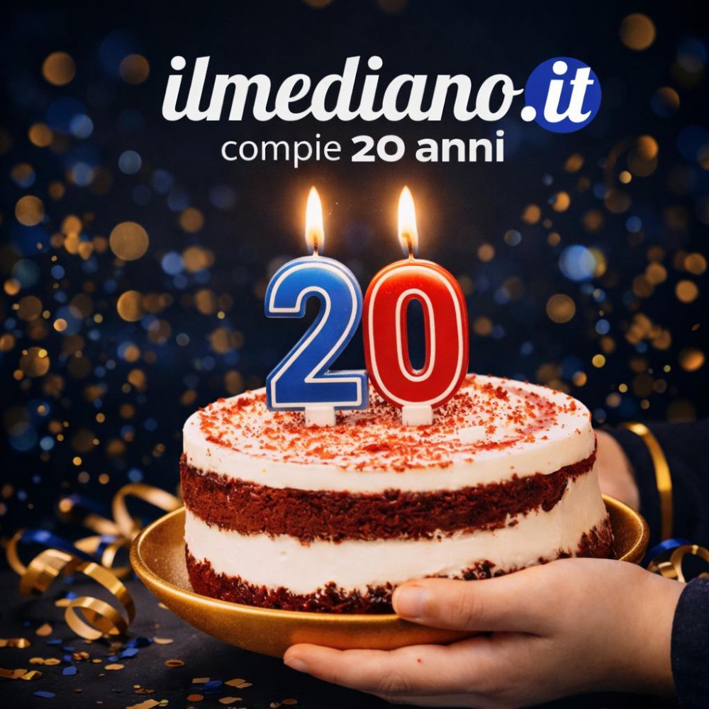 Il Mediano compie 20 anni: il 1° marzo a Somma Vesuviana l’anniversario da condividere