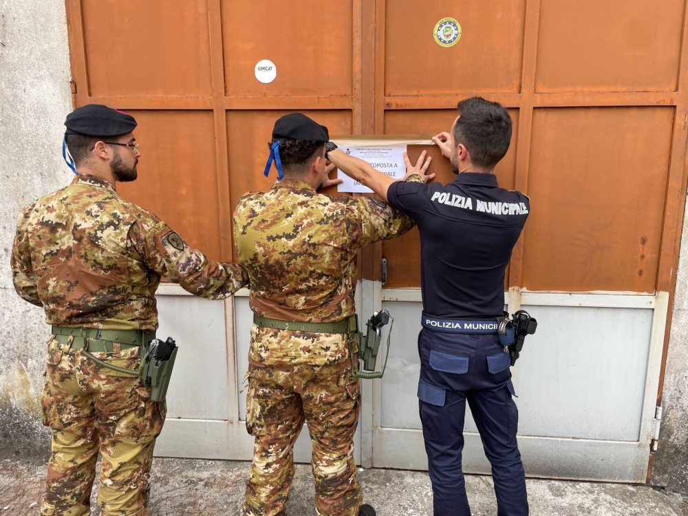 San Gennaro Vesuviano, l’attività di contrasto allo sversamento illecito di rifiuti