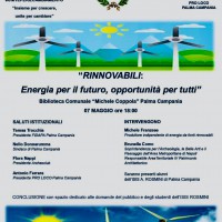 Rinnovabili: Energia per il futuro, opportunità per tutti - Un convegno a Palma Campania