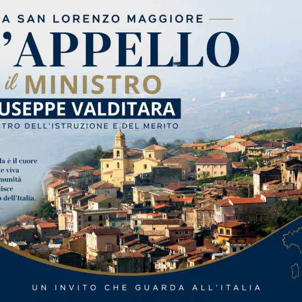 Da San Lorenzo Maggiore (Bn) parte l’appello al Ministro Valditara: “Salviamo le scuole dei piccoli comuni”
