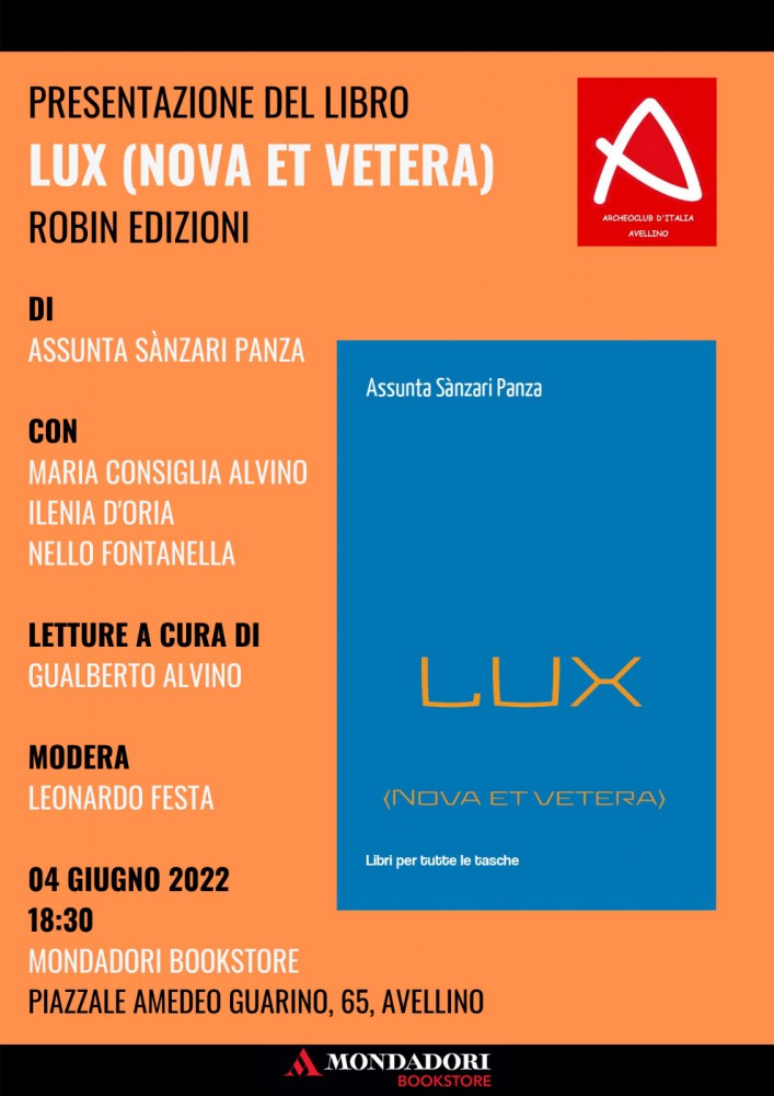 Assunta Sanzari Panza presenta ad Avellino il suo nuovo libro di poesie