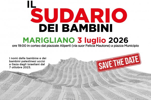 A Marigliano i bambini portano la pace: nasce “Il Sudario dei Bambini”