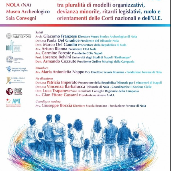 LA FAMIGLIA 4.0: ESPERTI A CONFRONTO SUI TEMI DEI MINORI E DEI RAPPORTI FAMILIARI
