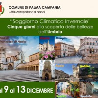 Palma Campania: al via le domande per “Soggiorno Climatico Invernale” - Cinque giorni alla scoperta delle bellezze dell’Umbria