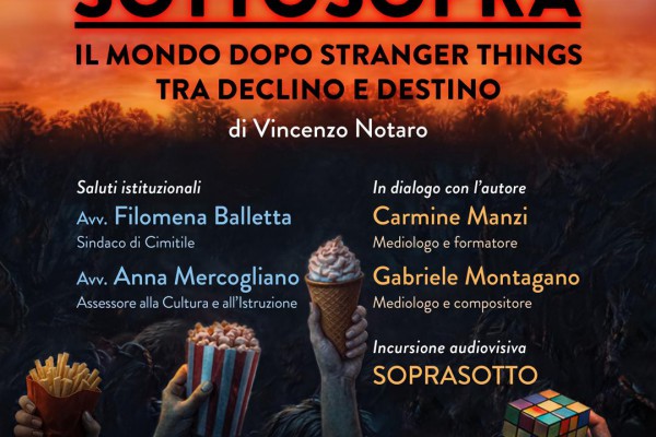 A Cimitile la presentazione del saggio SOTTOSOPRA di Vincenzo Notaro, tra media, mito e crisi contemporanea