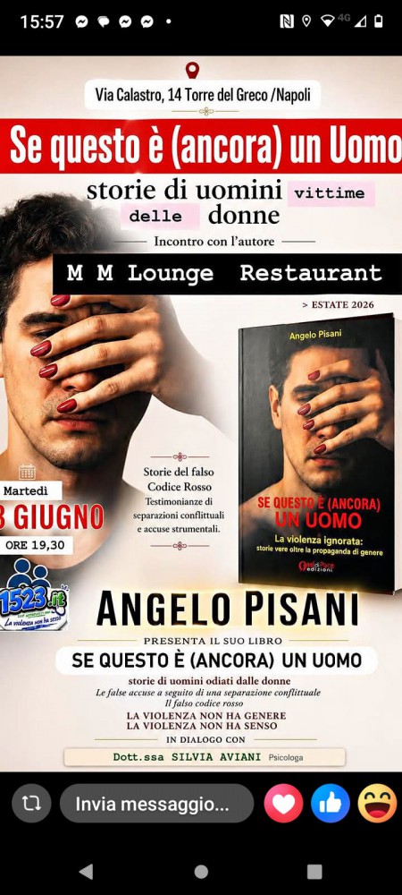 Torre del Greco ospita la presentazione di “Se questo è (ancora) un Uomo”: l’avvocato Angelo Pisani accende i riflettori sulla violenza ignorata