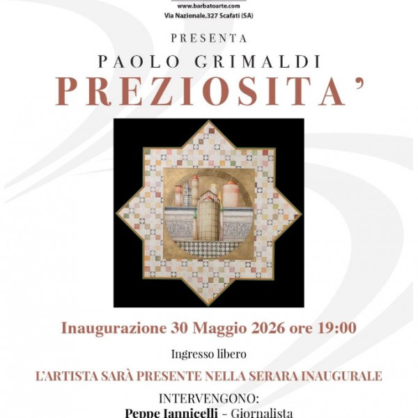 Alla Galleria Arte Barbato arriva “Preziosità”: l’universo onirico e metafisico di Paolo Grimaldi