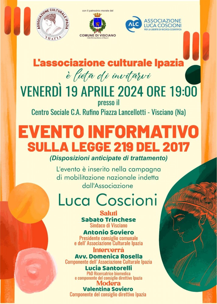 A Visciano evento informativo sulle Disposizioni anticipate di trattamento