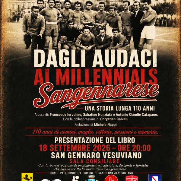 Dagli Audaci ai Millennials: il libro dedicato alla storia della Sangennarese Calcio