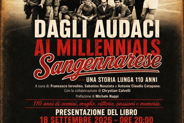 Dagli Audaci ai Millennials: il libro dedicato alla storia della Sangennarese Calcio