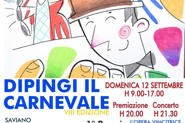 Dipingi il Carnevale: aperte le iscrizioni a Saviano