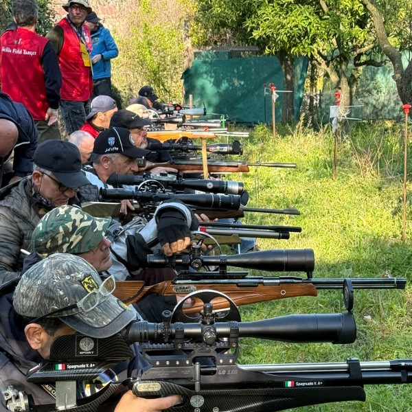 Il Field Target protagonista a Palma Campania sulla collina del bosco Crocelle