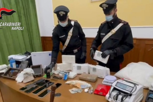 Palma e San Gennaro 'basi' del traffico di cocaina: i Carabinieri arrestano tre persone