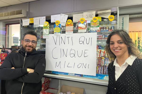 Domicella, cinque milioni di euro vinti con un "Gratta & Vinci"