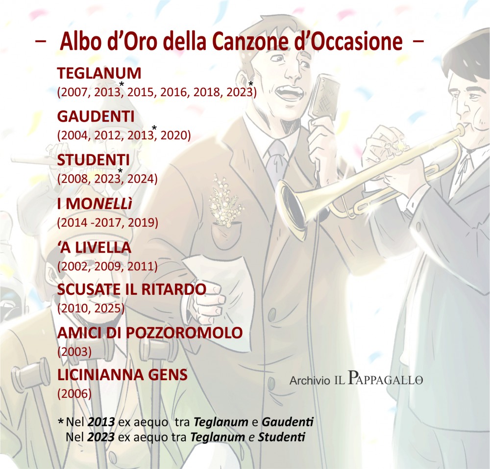 La Canzone d’Occasione accende la magnifica scia del Carnevale