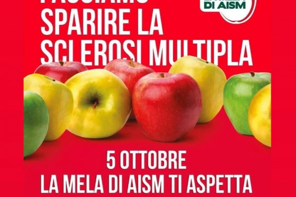 La Mela AISM a Palma: raccolta fondi con VIVA ETS domenica 5 ottobre in piazza De Martino