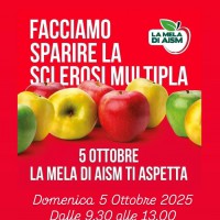 La Mela AISM a Palma: raccolta fondi con VIVA ETS domenica 5 ottobre in piazza De Martino